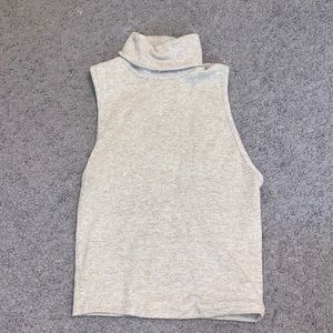Zara turtle neck tank top